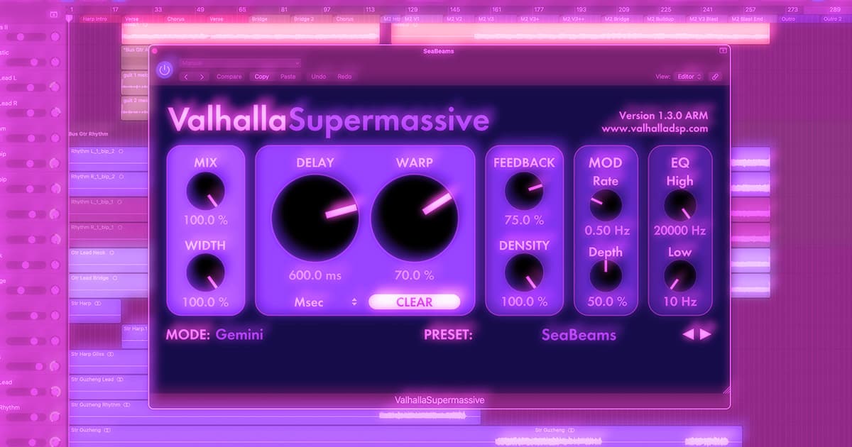 Unlock Ethereal Shoegaze Textures With Valhalla Super Massive
